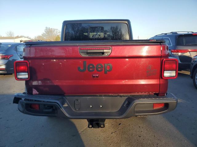 1C6HJTAGXML586036 - 2021 JEEP GLADIATOR SPORT BURGUNDY photo 6