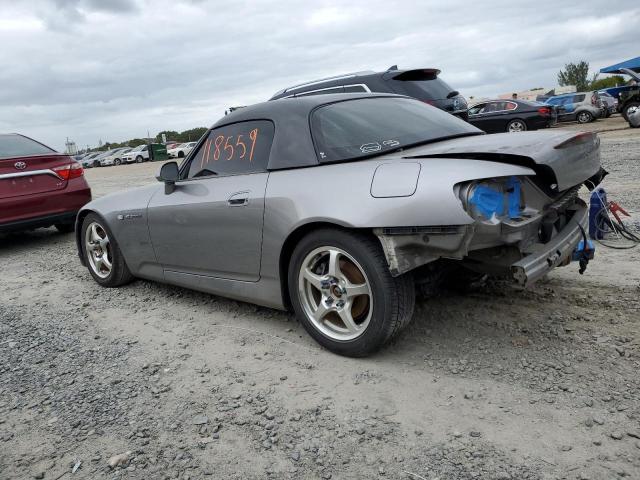 JHMAP11433T007792 - 2003 HONDA S2000 SILVER photo 2