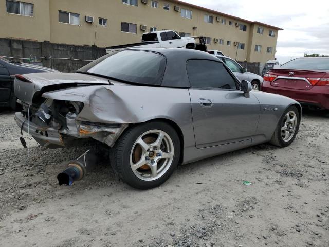 JHMAP11433T007792 - 2003 HONDA S2000 SILVER photo 3