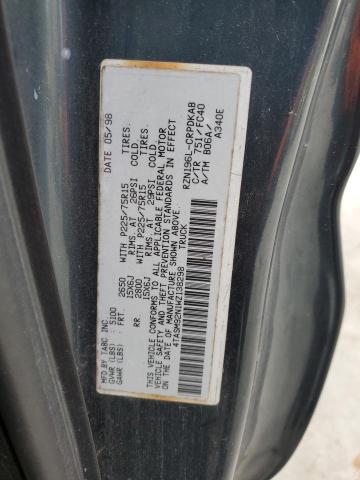 4TASM92N1WZ138298 - 1998 TOYOTA TACOMA XTRACAB PRERUNNER მწვანე ფოტო 12