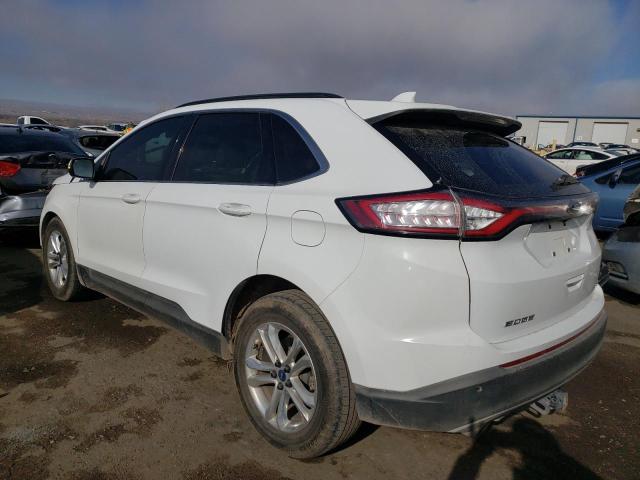 2FMPK3J88FBB09050 - 2015 FORD EDGE SEL WHITE photo 2