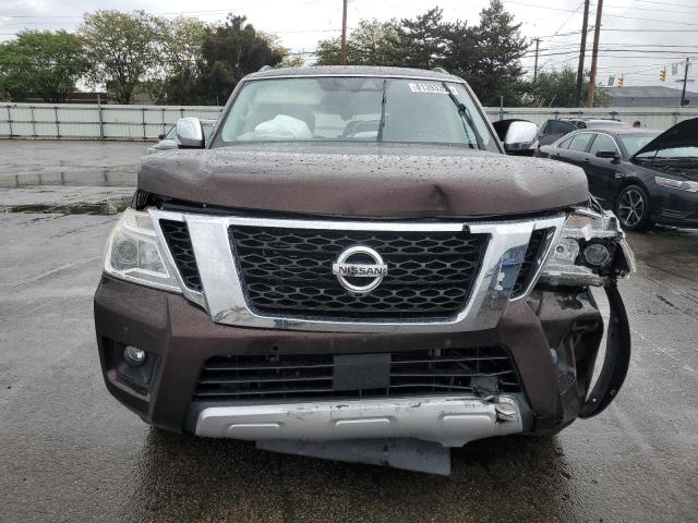 JN8AY2NEXJ9731551 - 2018 NISSAN ARMADA PLATINUM BROWN photo 5