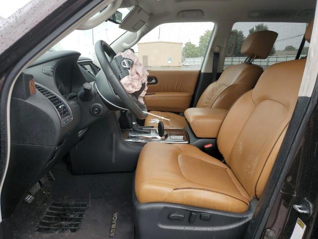 JN8AY2NEXJ9731551 - 2018 NISSAN ARMADA PLATINUM BROWN photo 7