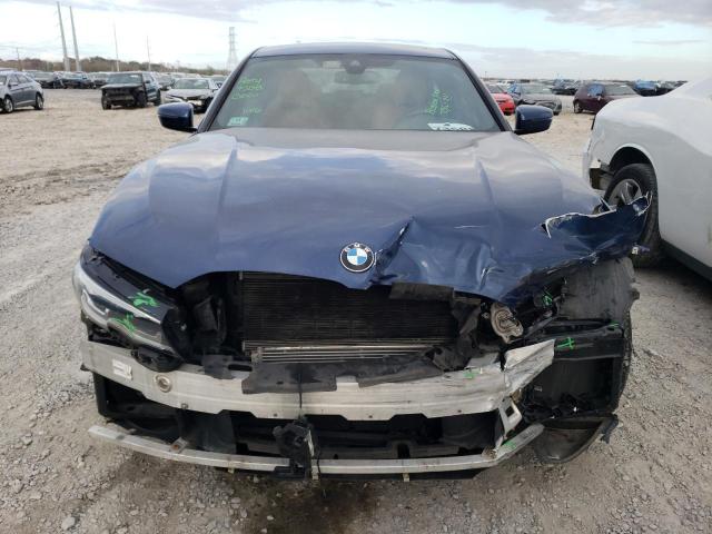 3MW5R7J08M8B49266 - 2021 BMW 330XI BLUE photo 5