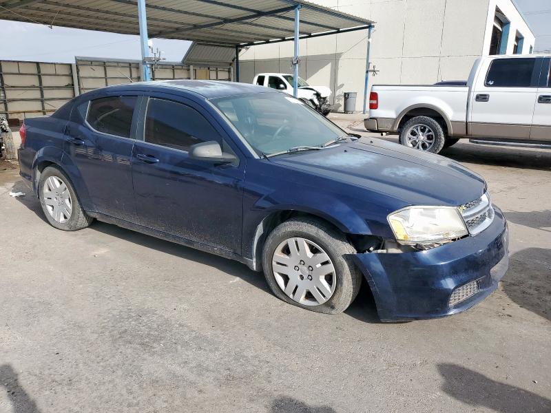 1C3CDZAB9EN235551 - 2014 DODGE AVENGER SE BLUE photo 4