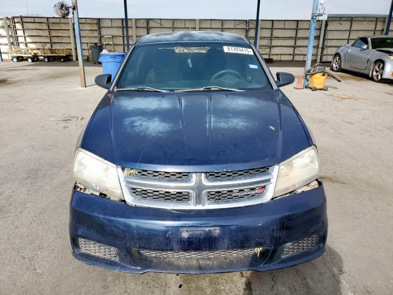 1C3CDZAB9EN235551 - 2014 DODGE AVENGER SE BLUE photo 5