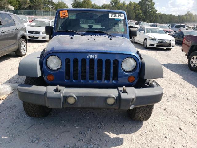 1J4FA24119L756576 - 2009 JEEP WRANGLER X BLUE photo 5
