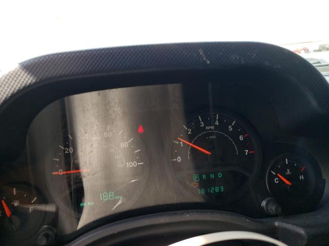 1J4FA24119L756576 - 2009 JEEP WRANGLER X BLUE photo 9