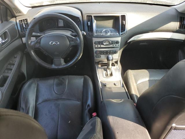 JN1DV6AP2CM812143 - 2012 INFINITI G25 BASE Srebrny zdjęcie 8