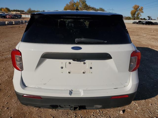 1FM5K8AB5LGC14665 - 2020 FORD EXPLORER POLICE INTERCEPTOR თეთრი ფოტო 6