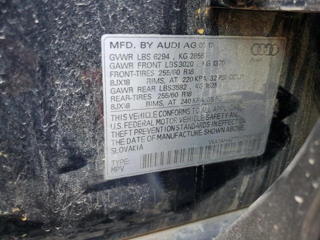 WA1AHAF7XHD051320 - 2017 AUDI Q7 PREMIUM أزرق صورة 13