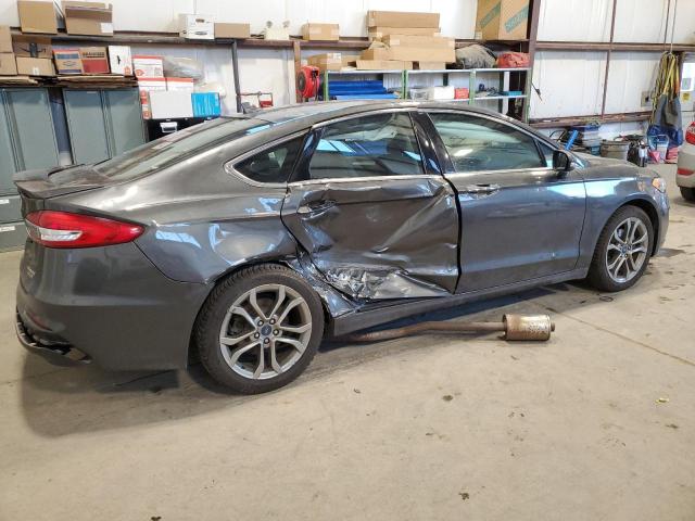 3FA6P0RU8LR197151 - 2020 FORD FUSION TITANIUM GRAY photo 3