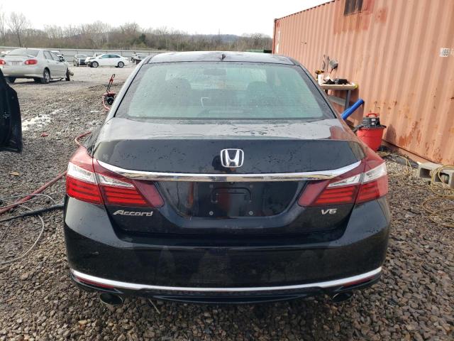 1HGCR3F82GA017714 - 2016 HONDA ACCORD EXL BLACK photo 6