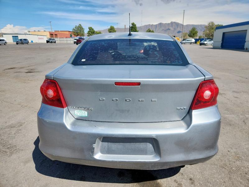 1C3CDZCB6DN661192 - 2013 DODGE AVENGER SXT SILVER photo 6