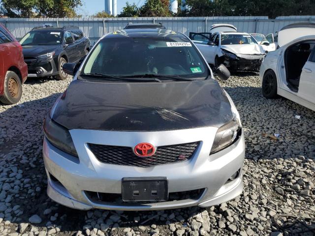 1NXBU4EE6AZ367077 - 2010 TOYOTA COROLLA BASE Серебристый фото 5