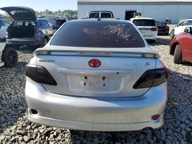 1NXBU4EE6AZ367077 - 2010 TOYOTA COROLLA BASE Серебристый фото 6