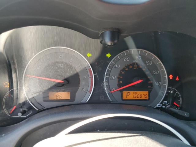 1NXBU4EE6AZ367077 - 2010 TOYOTA COROLLA BASE Серебристый фото 9