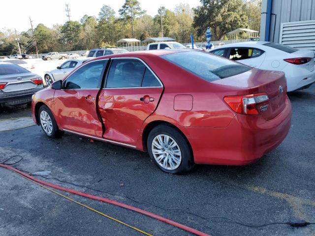 4T1BF1FK1DU683360 - 2013 TOYOTA CAMRY L RED photo 2