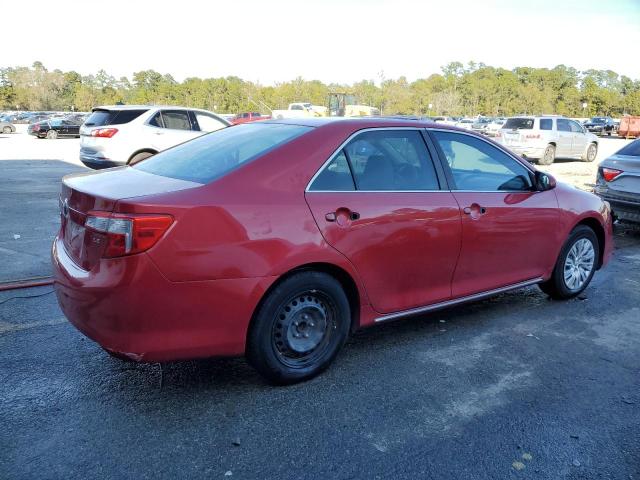4T1BF1FK1DU683360 - 2013 TOYOTA CAMRY L RED photo 3