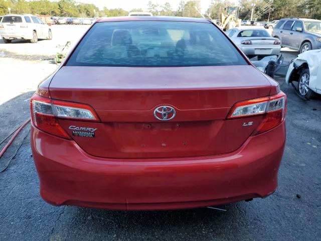 4T1BF1FK1DU683360 - 2013 TOYOTA CAMRY L RED photo 6