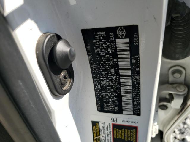 4T1BF1FK2CU571178 - 2012 TOYOTA CAMRY BASE Ağ foto 12