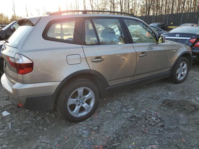 WBXPC93468WJ17229 - 2008 BMW X3 3.0SI BEIGE photo 3