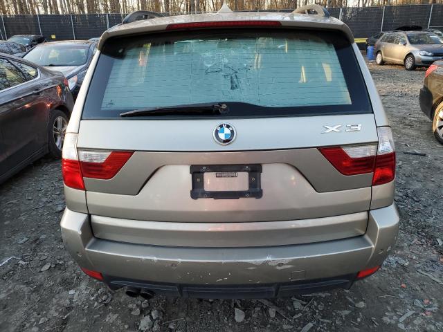 WBXPC93468WJ17229 - 2008 BMW X3 3.0SI BEIGE photo 6