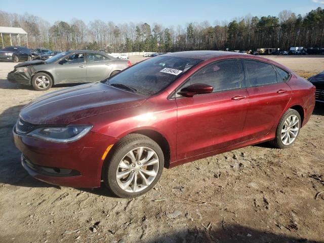 1C3CCCBB3FN745524 - 2015 CHRYSLER 200 S RED photo 1