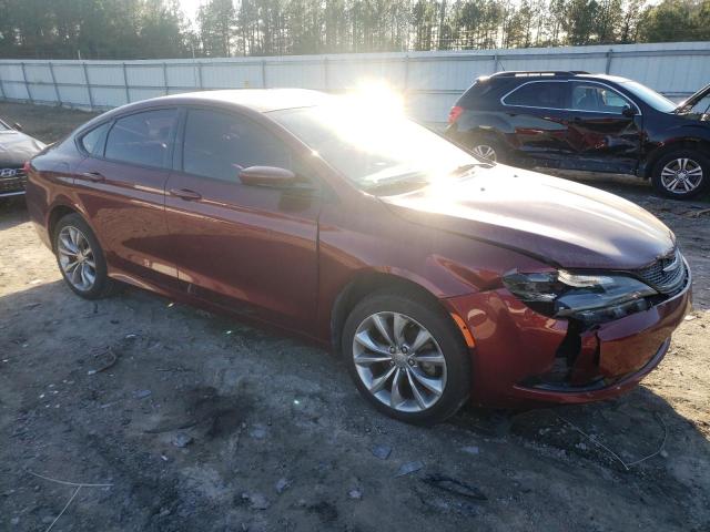 1C3CCCBB3FN745524 - 2015 CHRYSLER 200 S RED photo 4