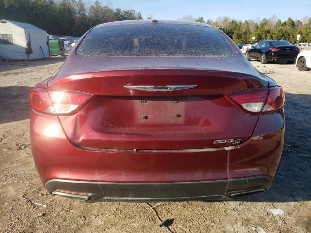 1C3CCCBB3FN745524 - 2015 CHRYSLER 200 S RED photo 6