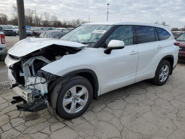 5TDBZRBH3NS163011 - 2022 TOYOTA HIGHLANDER L WHITE photo 1