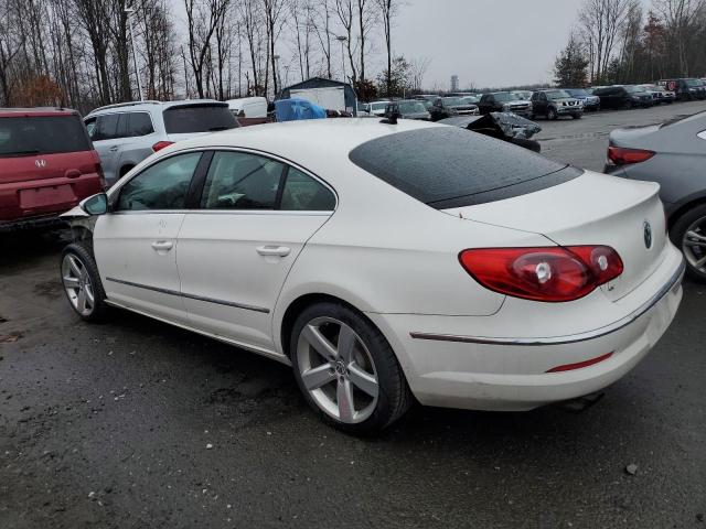 WVWHP7ANXBE712393 - 2011 VOLKSWAGEN CC LUXURY WHITE photo 2