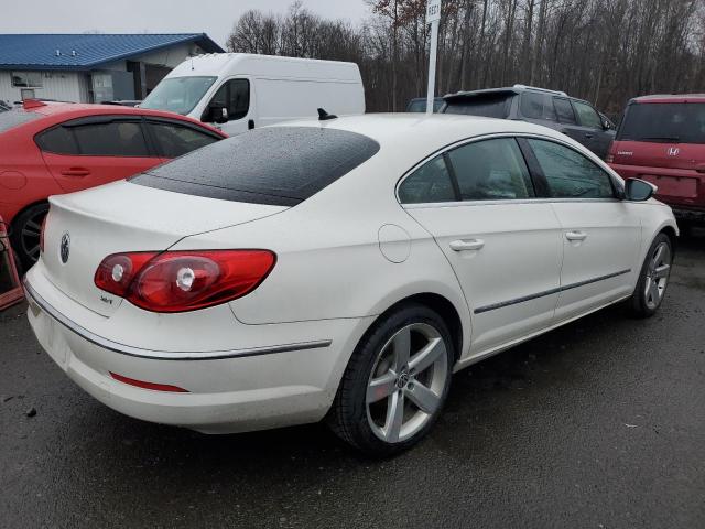 WVWHP7ANXBE712393 - 2011 VOLKSWAGEN CC LUXURY WHITE photo 3