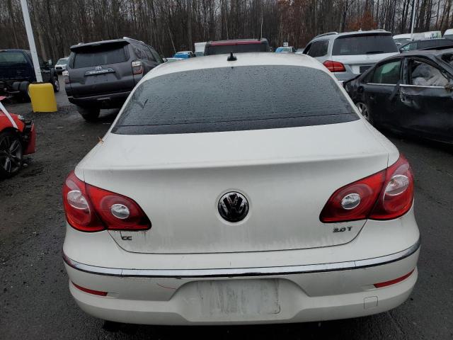 WVWHP7ANXBE712393 - 2011 VOLKSWAGEN CC LUXURY WHITE photo 6