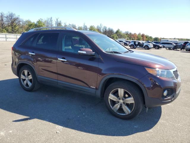 5XYKUDA22DG392130 - 2013 KIA SORENTO EX მუქწითელი ფოტო 4