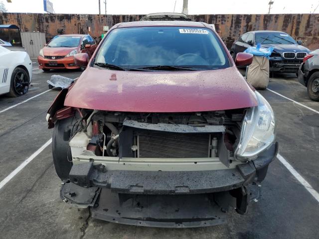 3N1CN7AP7KL842197 - 2019 NISSAN VERSA S BURGUNDY photo 5