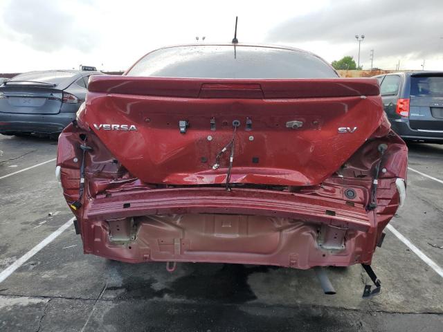 3N1CN7AP7KL842197 - 2019 NISSAN VERSA S BURGUNDY photo 6