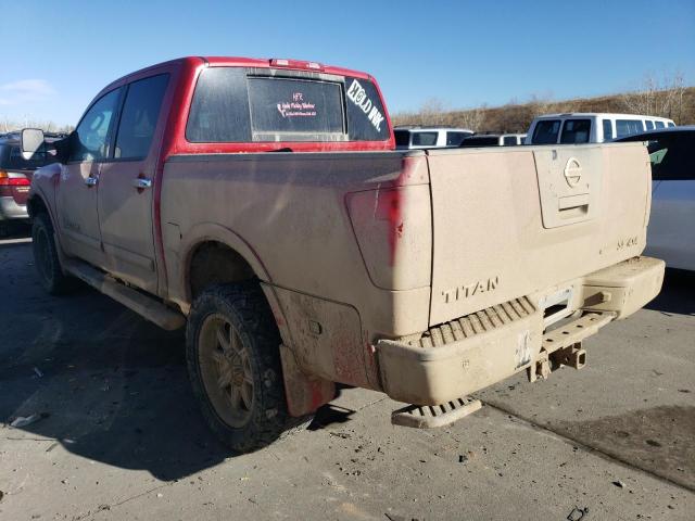 1N6BA0EC5BN319292 - 2011 NISSAN TITAN S RED photo 2