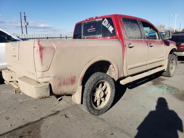 1N6BA0EC5BN319292 - 2011 NISSAN TITAN S RED photo 3