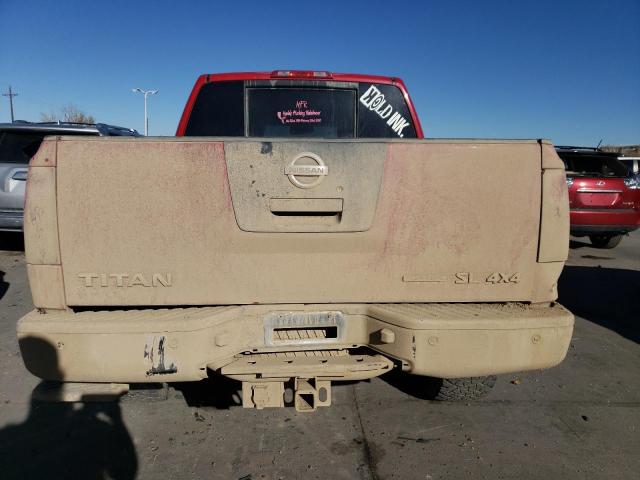 1N6BA0EC5BN319292 - 2011 NISSAN TITAN S RED photo 6