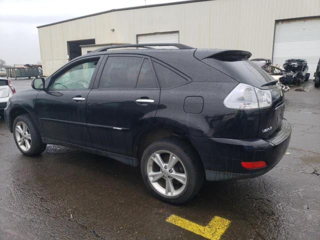 JTJHW31U282863688 - 2008 LEXUS RX 400H BLACK photo 2