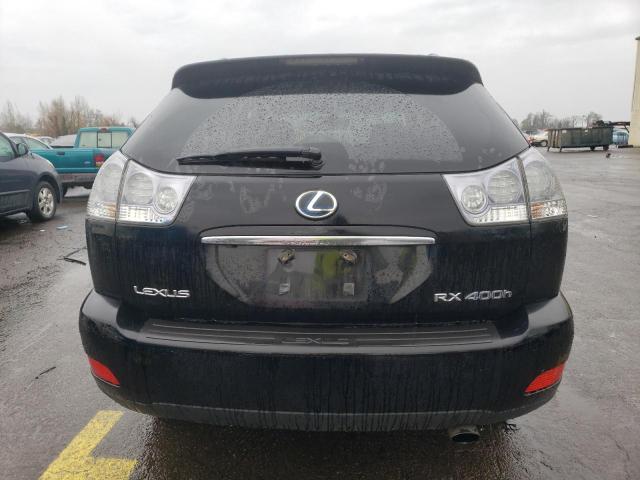 JTJHW31U282863688 - 2008 LEXUS RX 400H BLACK photo 6