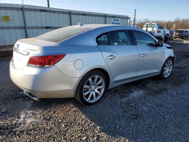 1G4GJ5E31CF273926 - 2012 BUICK LACROSSE TOURING SILVER photo 3