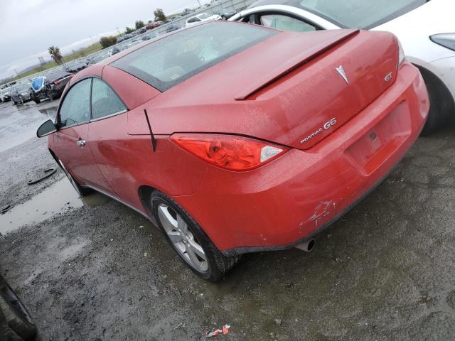 1G2ZH36N574106147 - 2007 PONTIAC G6 GT RED photo 2