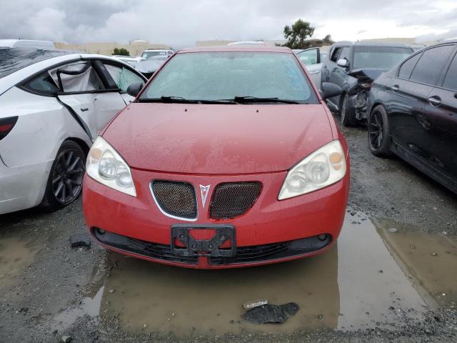 1G2ZH36N574106147 - 2007 PONTIAC G6 GT RED photo 5