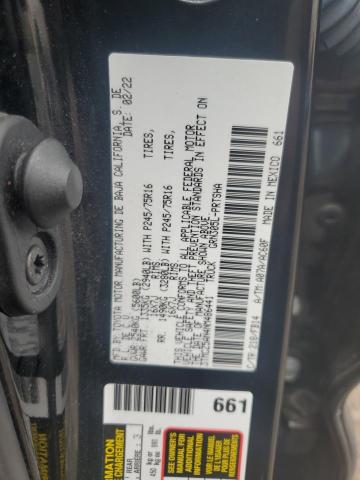 3TMCZ5AN4NM486441 - 2022 TOYOTA TACOMA DOUBLE CAB Noir photo 13
