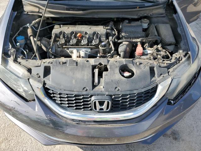 2HGFB2F57FH551213 - 2015 HONDA CIVIC LX GRAY photo 11