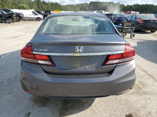2HGFB2F57FH551213 - 2015 HONDA CIVIC LX GRAY photo 6