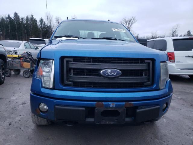 1FTFX1EF4EKE86915 - 2014 FORD F150 SUPER CAB BLUE photo 5