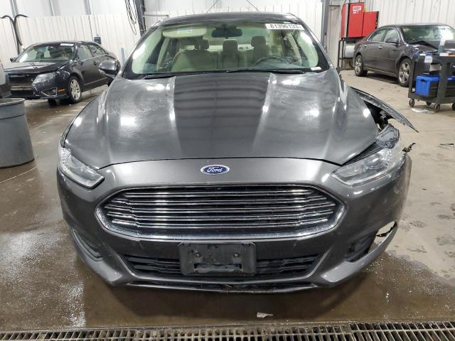 3FA6P0H74FR194683 - 2015 FORD FUSION SE GRAY photo 5